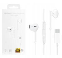 Oryginalne słuchawki Huawei CM33 55030088 USB-C Biały (blister EU)