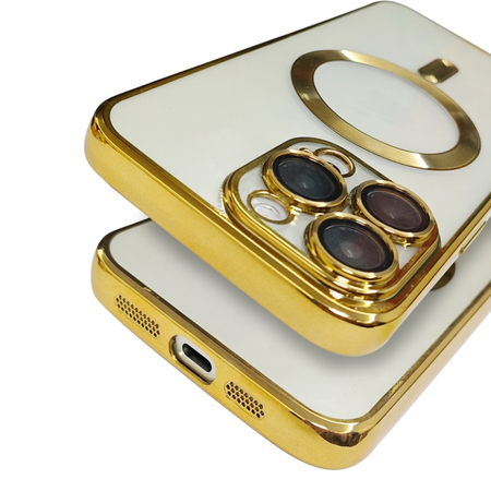 Metal Case MagS iPhone 15 Plus Gold