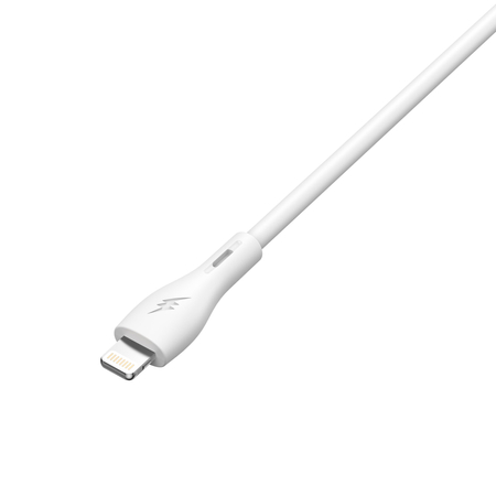 MOONX Netz-Ladegerät MC02 2.4A 12W 2xUSB + Kabel Lightning weiss